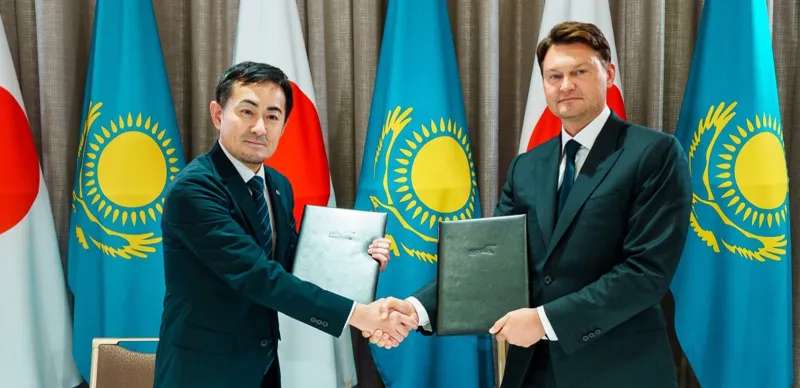 Церемония подписания меморандумов между KAZ Minerals и японскими компаниями