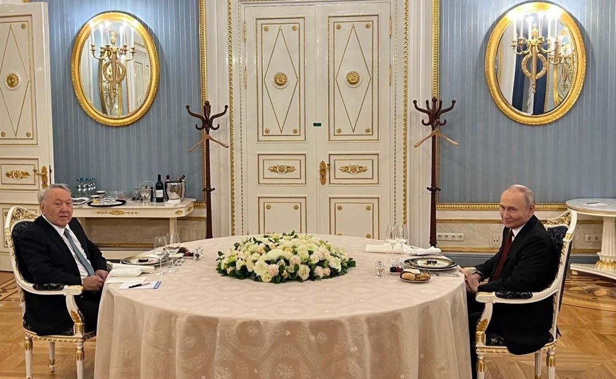 Нурсултан Назарбаев и Владимир Путин в Кремле. 27 декабря 2025 года