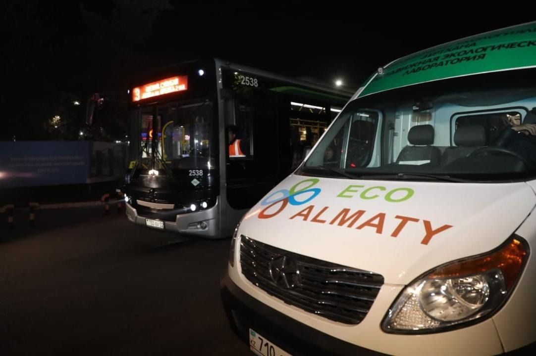 Автобус на проверке и Eco Amaty