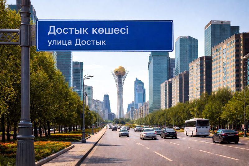 Единый перечень имён для новых улиц в городах Казахстана оказался засекречен