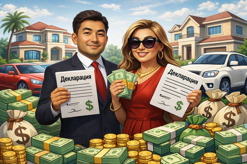 Бизнес на пятерых и миллионы у жён: что не так с декларациями казахстанских чиновников