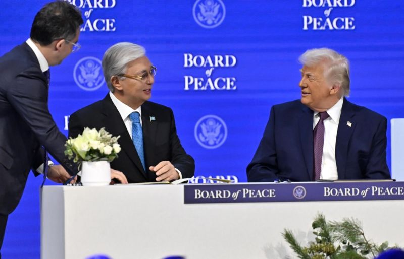 Стало известно, что Токаев сказал Трампу на встрече в Давосе