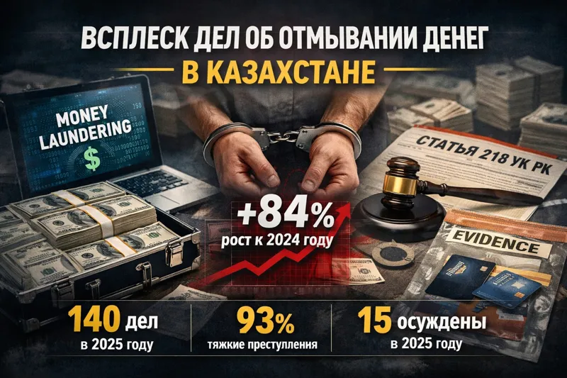 Статистика об отмывании денег в РК 