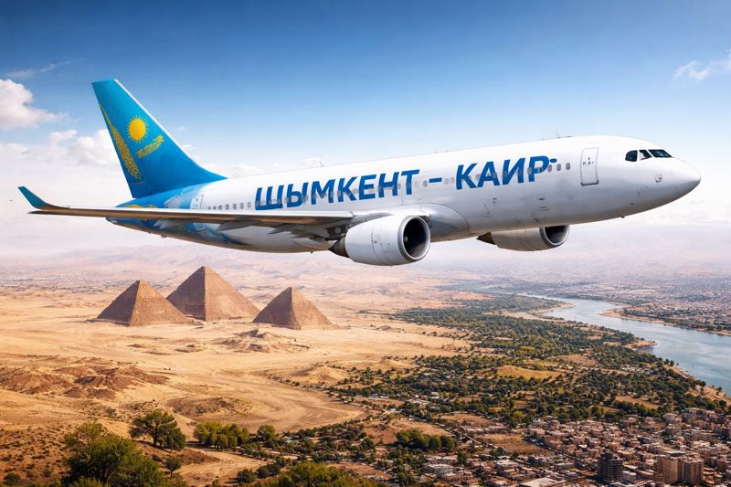 SCAT перестал летать в Каир из Шымкента: в акимате объяснили, почему