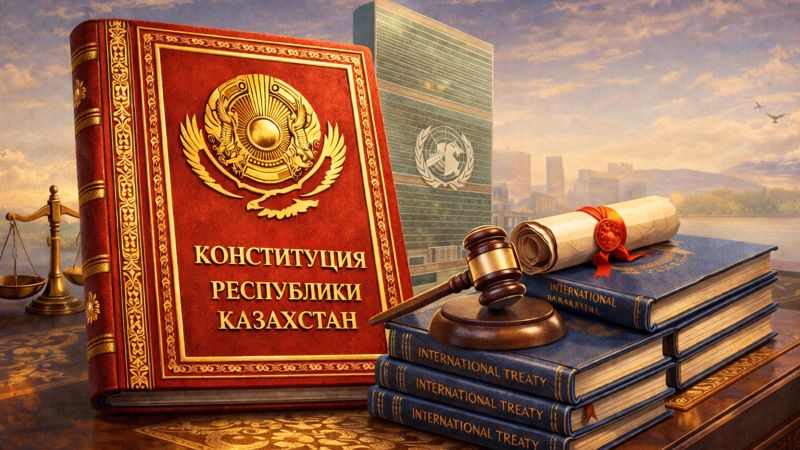 Международные договоры, ратифицированные Казахстаном, больше не упоминаются как приоритетные над законами в новой Конституции