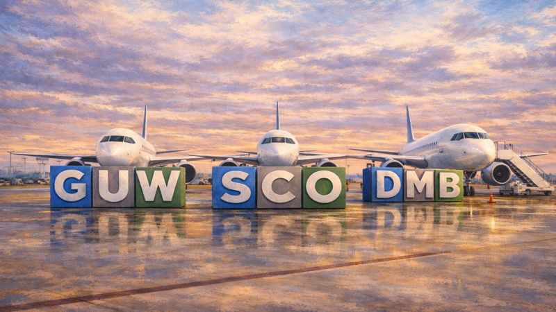 GUW, SCO и DMB: в Казахстане не планируют менять коды аэропортов Атырау, Актау и Тараза