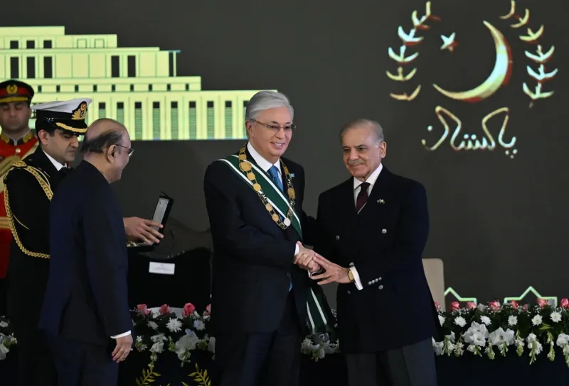 Касым-Жомарт Токаев удостоен высшей государственной награды Пакистана 