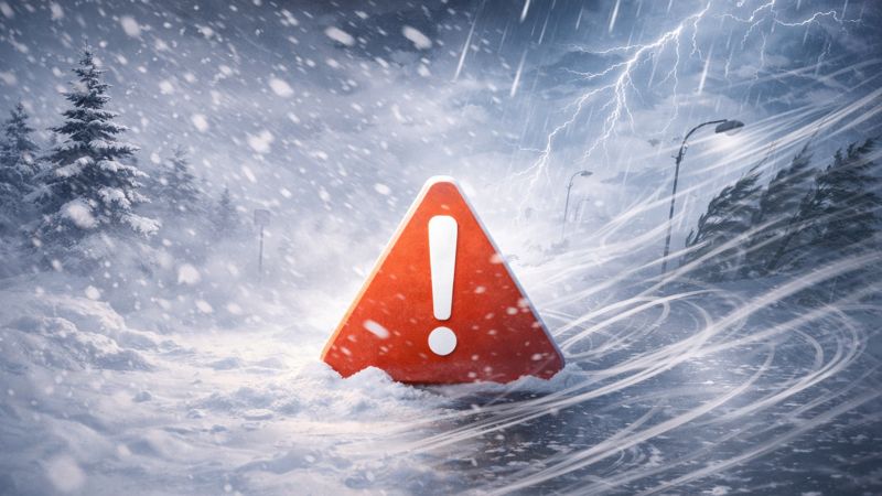Сильный ветер, метель и гололёд: объявлены штормовые предупреждения по Казахстану