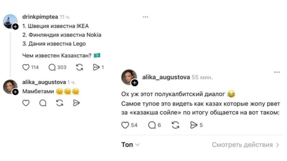 Комментарии Алики Мухамадиевой