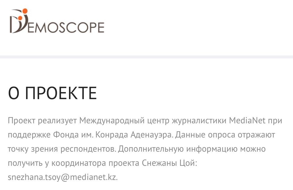 Финансирование Demoscope