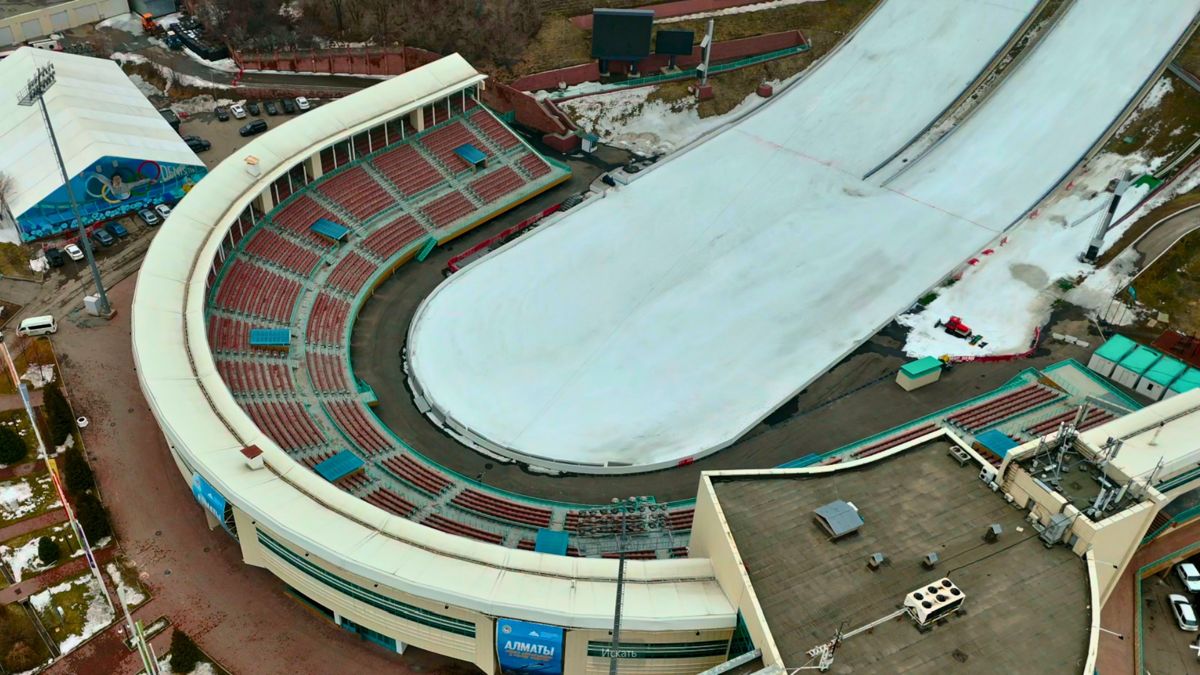Трибуны лыжного комплекса 