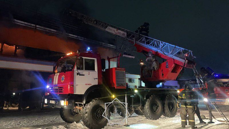 По факту пожара в детском развлекательном центре Семея проводится досудебное расследование