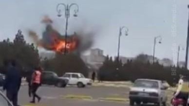 Иранские дроны упали в Азербайджане, двое ранены