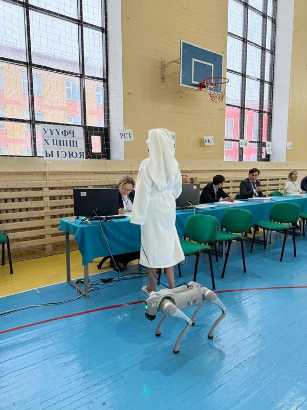 Робот на избирательном участке