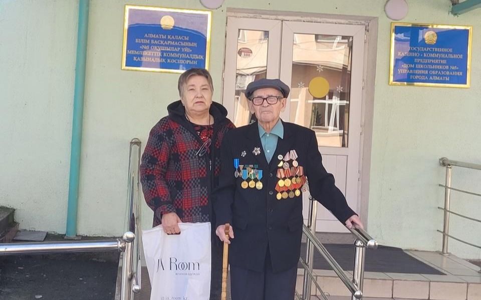 Ветеран на избирательном участке