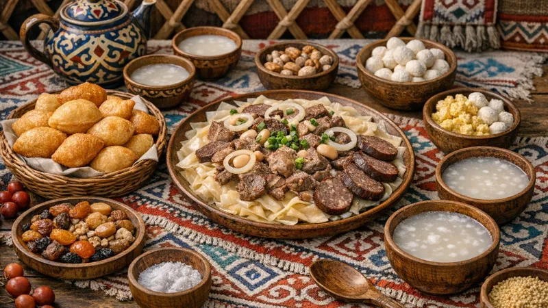 Казахский дастархан