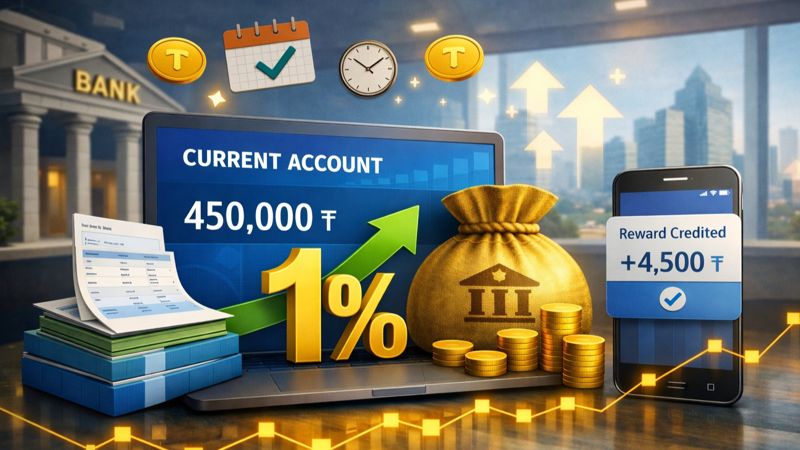 Казахстанцам разрешили получать проценты на деньги на карте, но есть нюанс