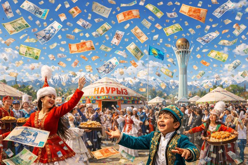 Сколько тратят города Казахстана на Наурыз и Новый год 
