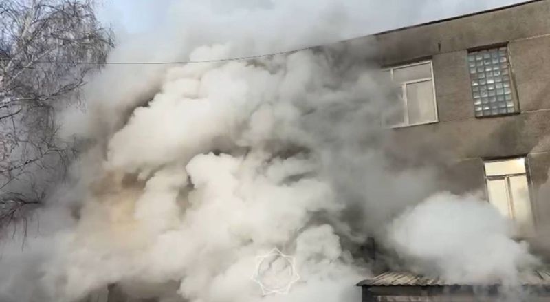 Пожар в шашлычной в Усть-Каменогорске едва не закончился взрывом