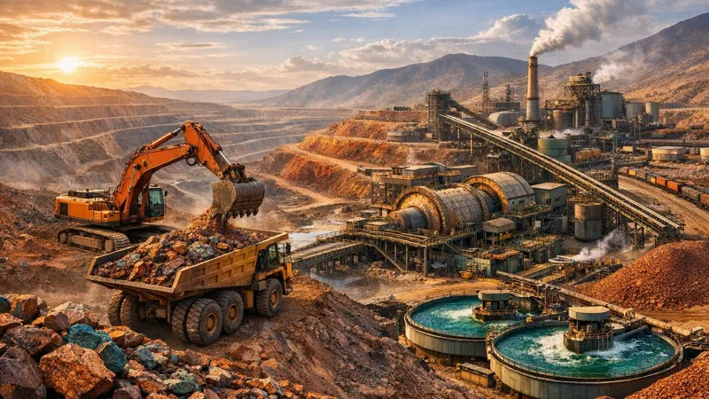 Компания по добыче и обогащению медной руды