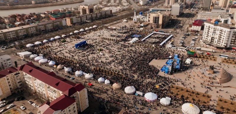 В Атырау масштабно отпраздновали Наурыз мейрамы