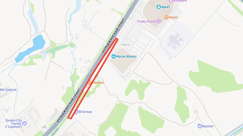 Расположение изымаемых участков по данным сервиса ЕГКН