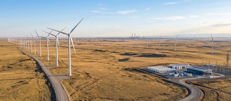 Китайская корпорация строит мега-ВЭС на 1 ГВт в Павлодарской области