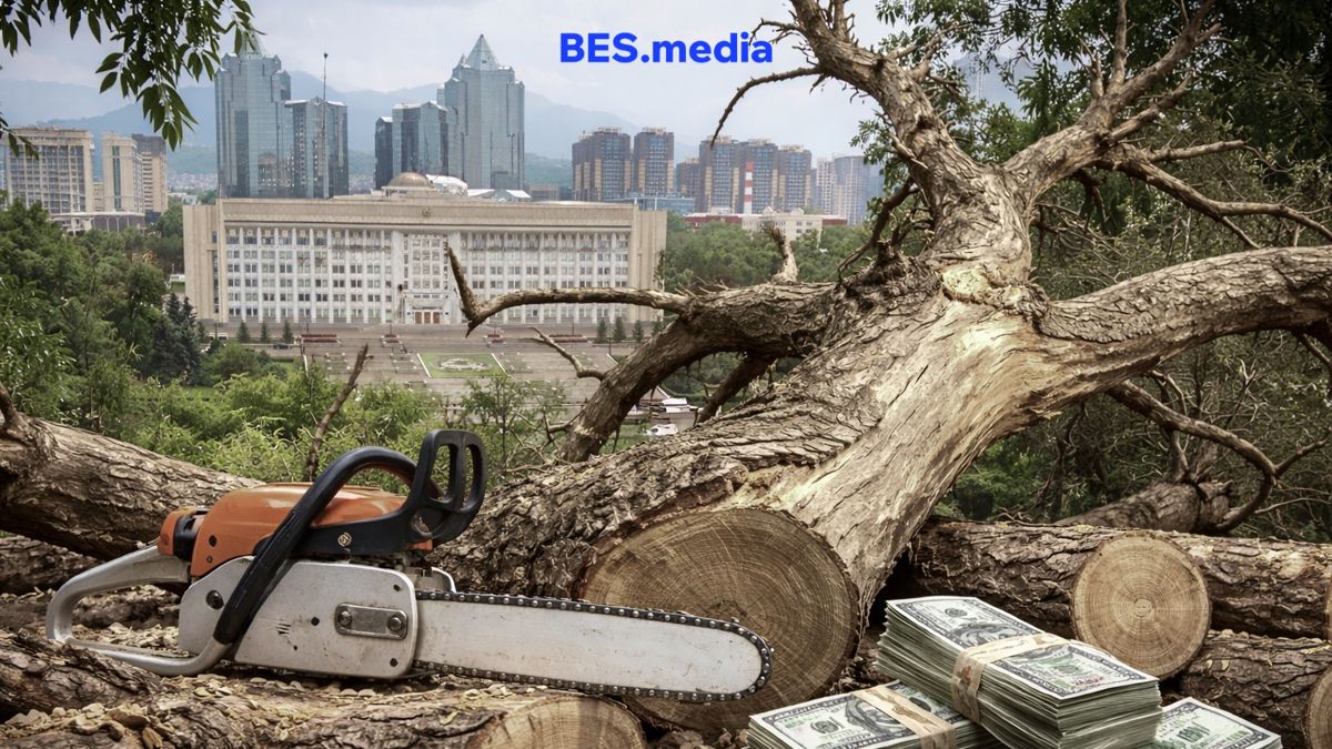 Наломали дров. Что происходит со спиленными деревьями в Казахстане