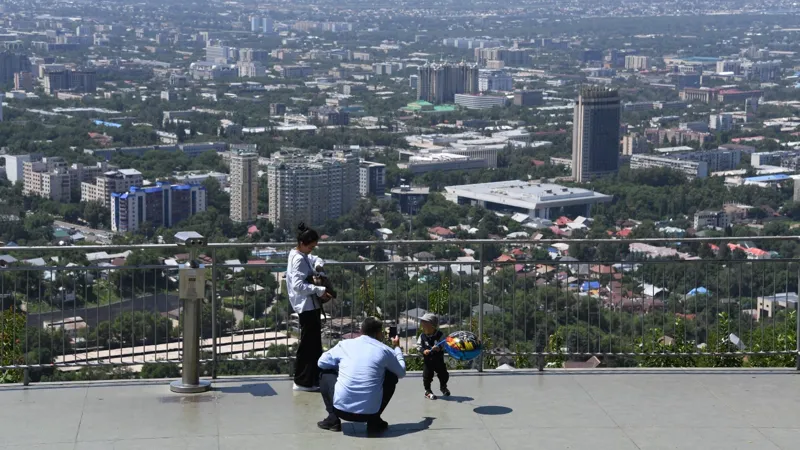 Вид на Алматы с Коктобе