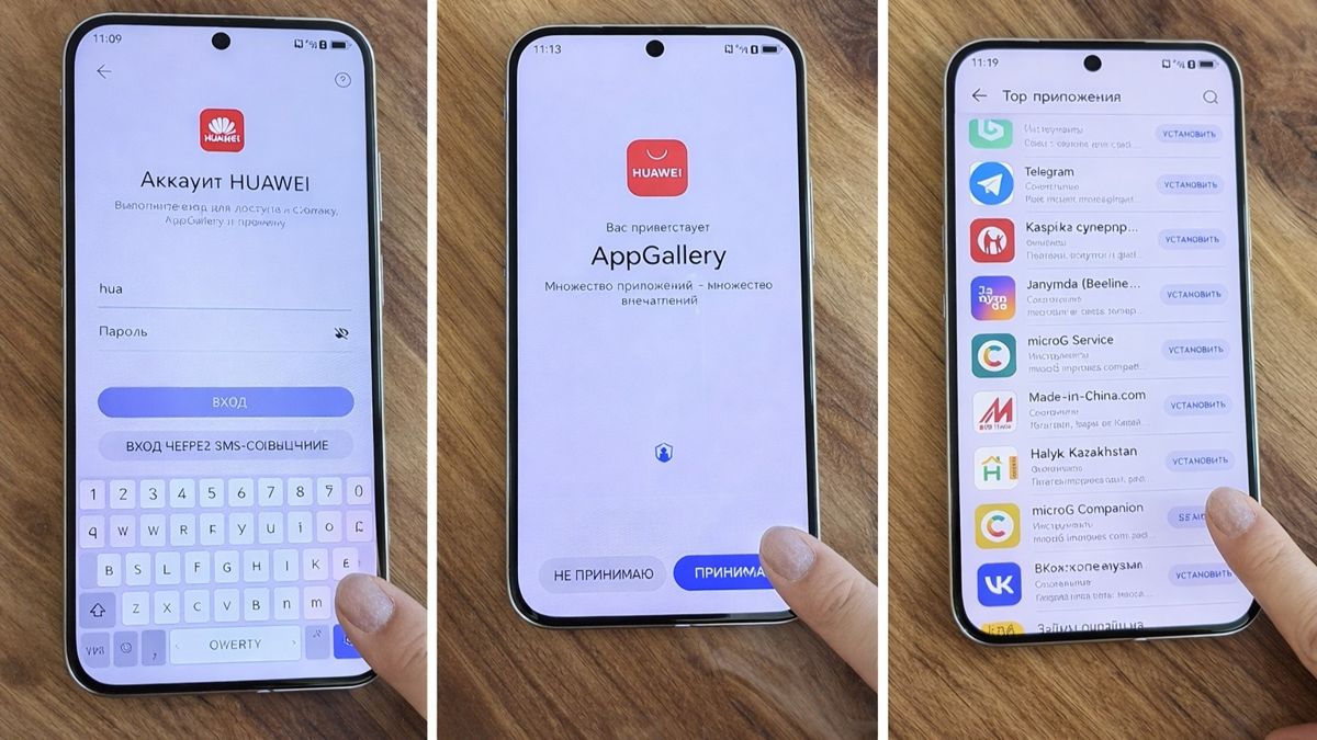 Настройка AppGallery