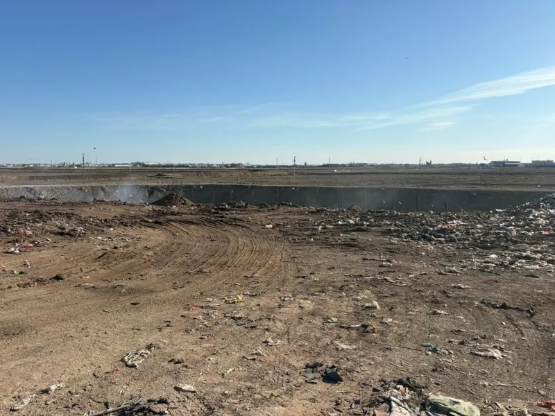 Мусорный полигон в Атырау