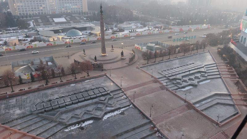 Пешеходную зону на Сатпаева в Алматы реконструируют за счёт инвестора