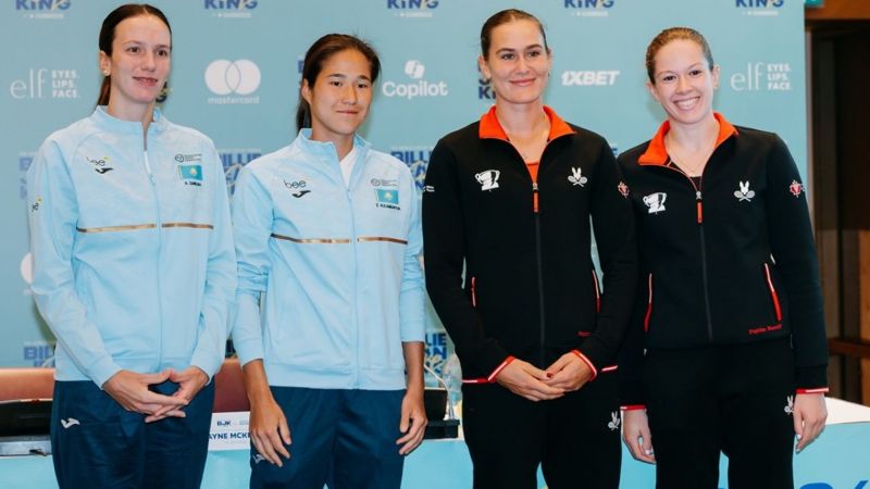 Казахстанские теннисистки оценили предстоящую игру против Канады