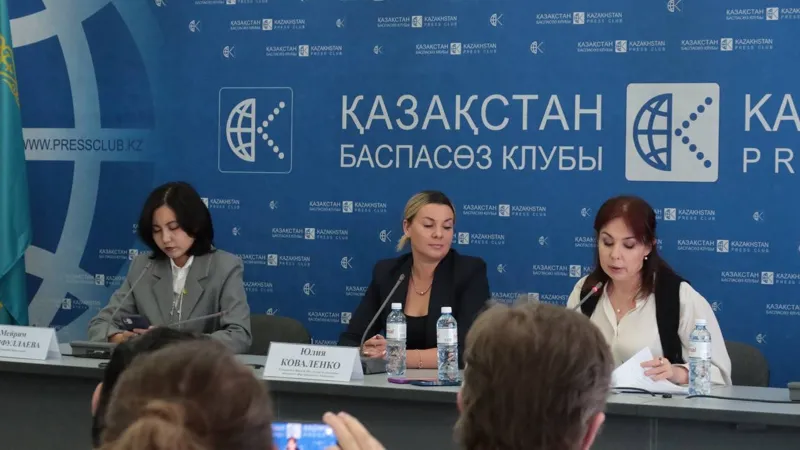 Юлия Коваленко на пресс-конференции