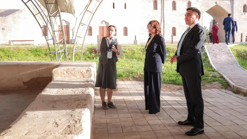 Аида Балаева с рабочей поездкой в Шымкенте