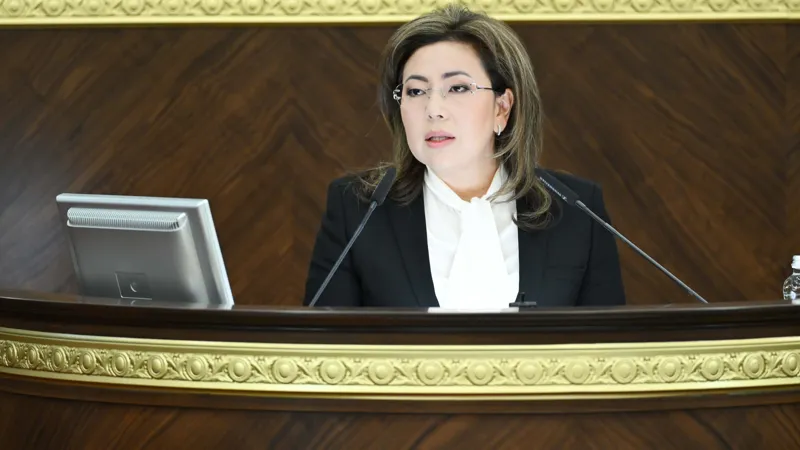 Глава АРРФР Мадина Абылкасымова