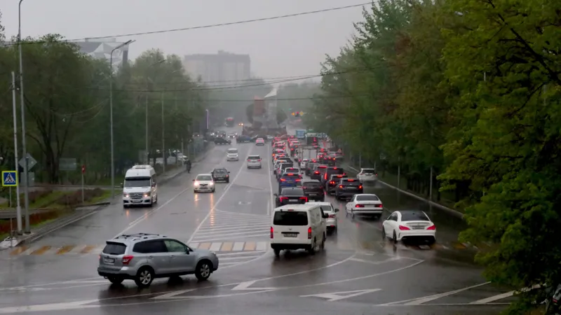 Затор в Алматы