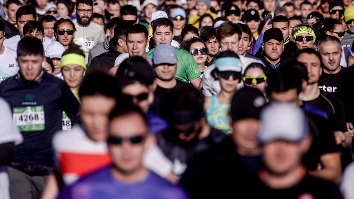 Участники забега 