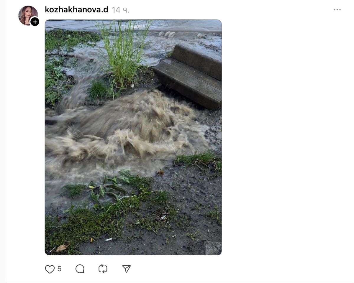 В Алматы стали появляться подземные скважины с водой (не с артезианской)