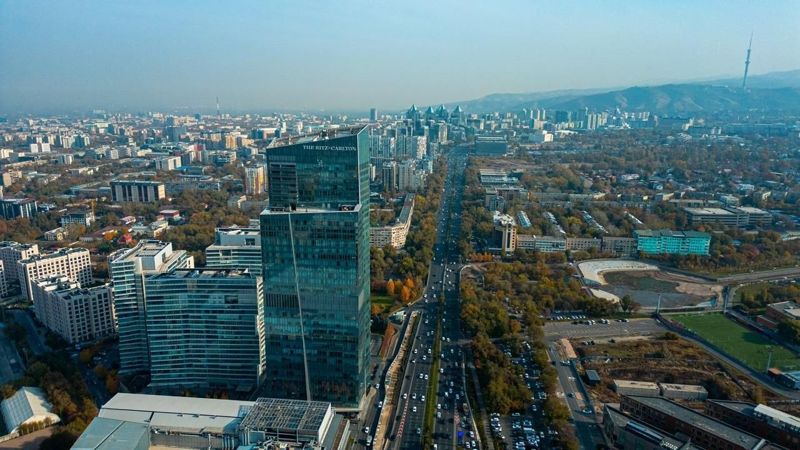 Панорама Алматы