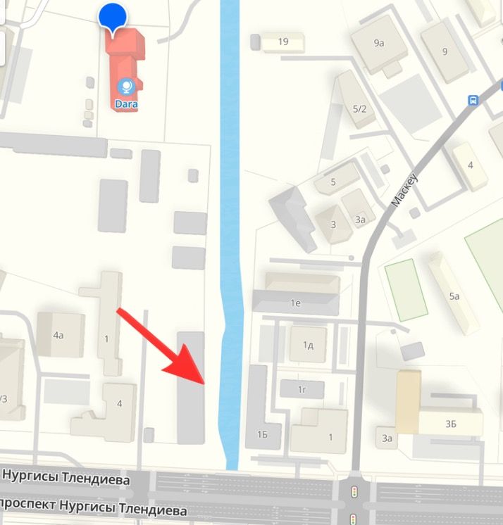 Местоположение загрязнённого участка