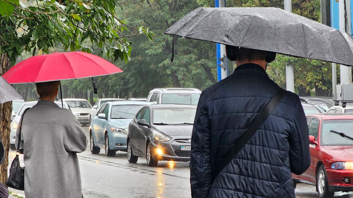 Дождь в Алматы