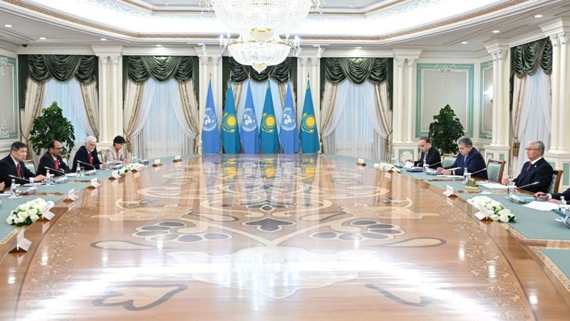 Президент Токаев предложил усилить роль ООН в решении водных проблем