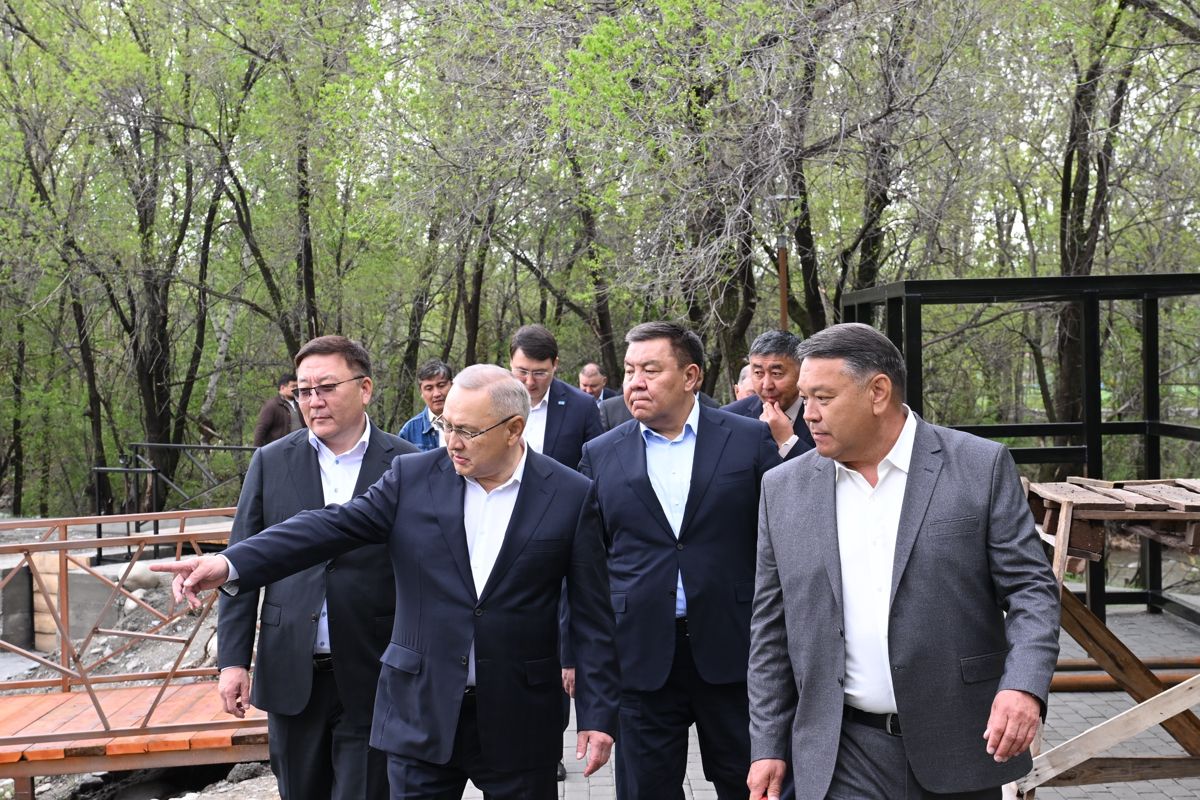 Аким области осмотрел территорию эко-парка &laquo;Қойтас&raquo;