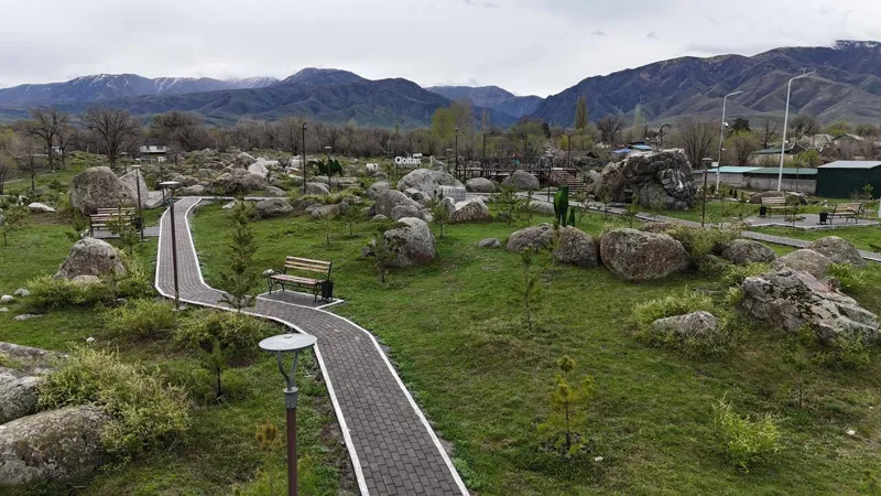 Территория эко-парка «Қойтас» в Жетысуской области