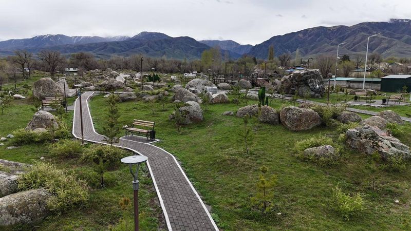 Территория экопарка "Қойтас" в Жетысуской области