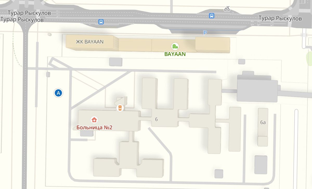 Больница №2 и ЖК Bayaan