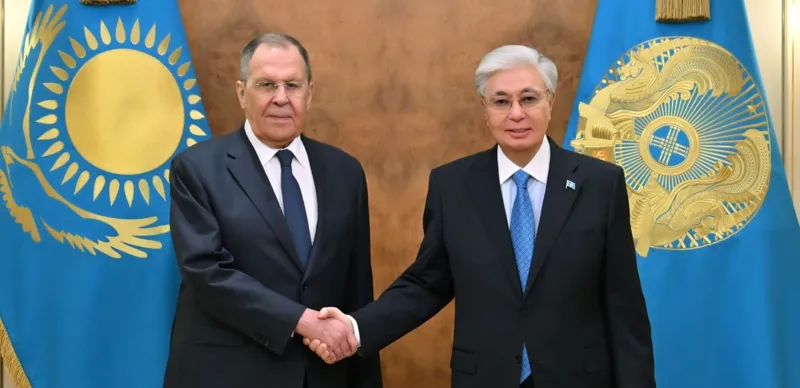 Сергей Лавров и Касым-Жомарт Токаев