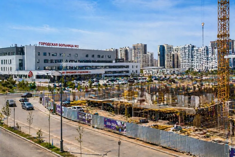 Строительство ЖК перед больницей