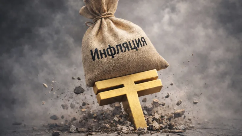 Инфляция давит на тенге